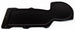 Firewall Heater Box Delete Cover Plate, Bolt-In Style, Black, Angle 3