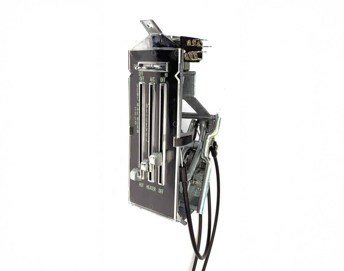 1969 - 1974 Nova Heater Control Assembly with Air Conditioning, Cables Included, 6273372