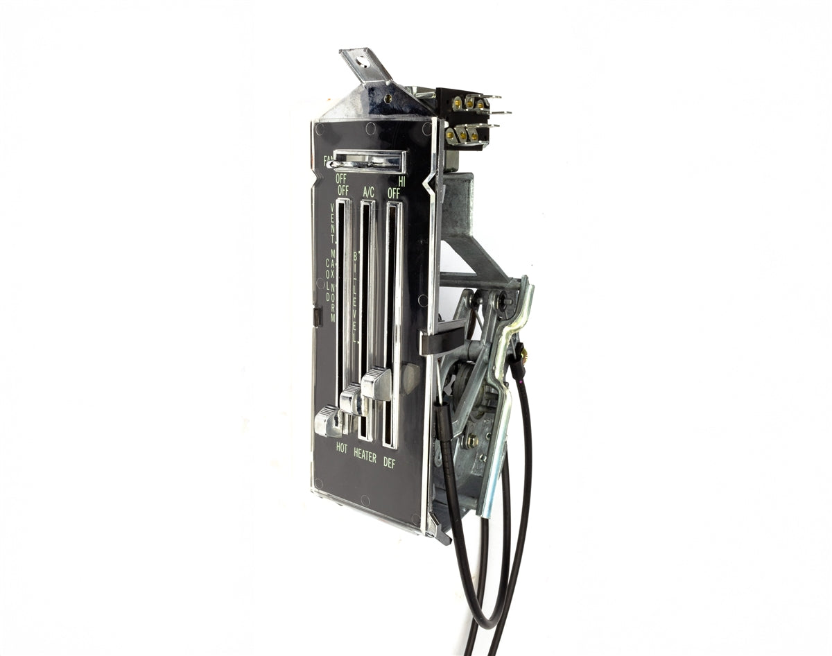 1969 - 1974 Nova Heater Control Assembly with Air Conditioning, Cables Included, 6273372