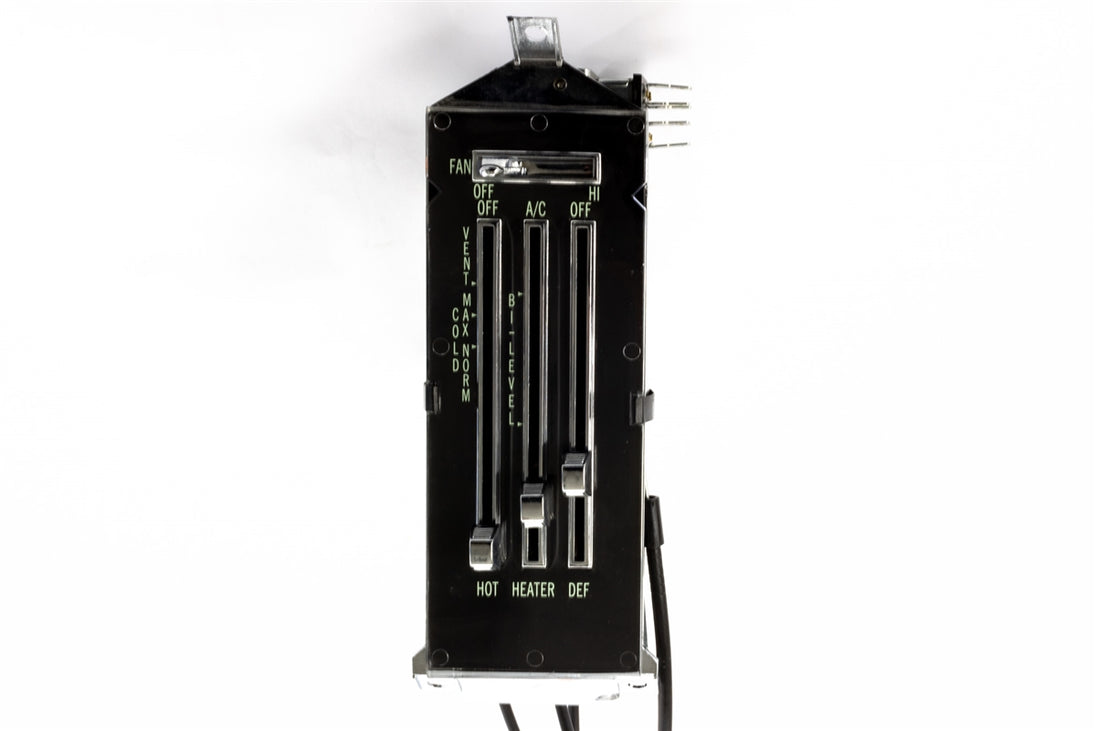1969 - 1974 Nova Heater Control Assembly with Air Conditioning, Cables Included, 6273372, Angle 7