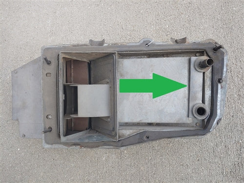 1968 - 1979 Nova Firewall Heater Core Tube Seal, with Air Conditioning, Angle 6