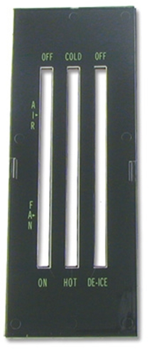 1969 - 1970 Nova Heater Control Lens Without Air Conditioning