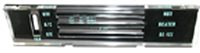 1968 Chevelle Heater Control Lens (with Air Conditioning), Each