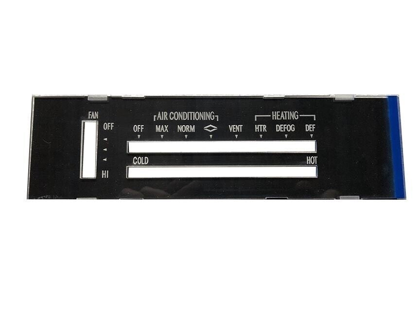 1971 - 1972 Chevelle Heater Control Lens With Air Conditioning