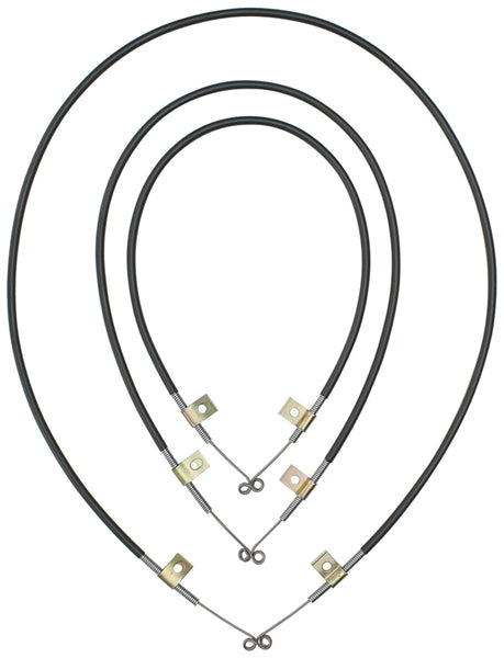 1968 Chevelle EZ Slider Heater Control Cables Set, With Air Conditioning