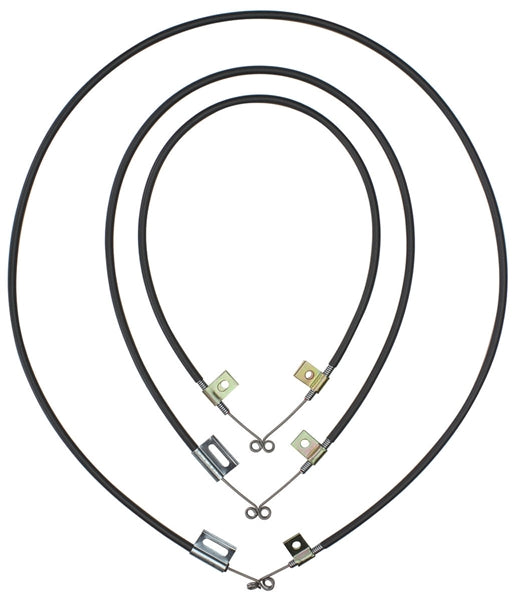1969 Chevelle EZ Slider Heater Control Cables Set, With Air Conditioning