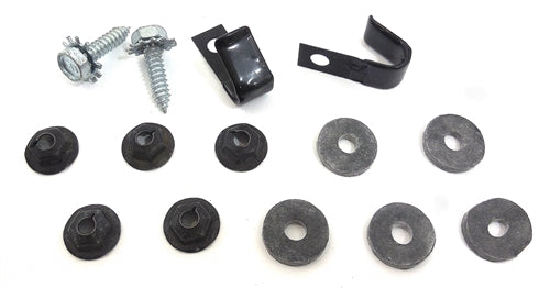 Heater Box to Firewall Mounting Hardware Set, All Models W/O AC