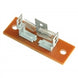 Heater Box Blower Resistor Assembly, without Air Conditioning, Angle 2