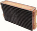 1969 - 1970 Nova Heater Core, Big Block without Air Conditioning Copper Brass, Angle 3