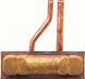 1969 - 1970 Nova Heater Core, Big Block without Air Conditioning Copper Brass, Angle 4
