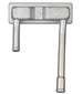 1969 - 1974 Nova Heater Core, with Air Conditioning, Aluminum, Angle 3