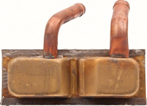 1968 Nova Heater Core, Small Block without Air Conditioning, Copper / Brass, Angle 3