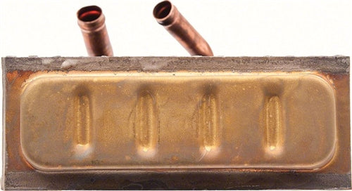 1968 Nova Heater Core, Small Block without Air Conditioning, Copper / Brass, Angle 4