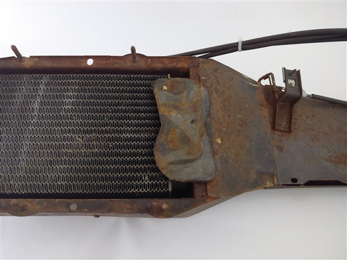 1968 - 1970 Nova Firewall Heater Box Block Off Seal, Big Block without Air Conditioning, OE Style, Angle 3