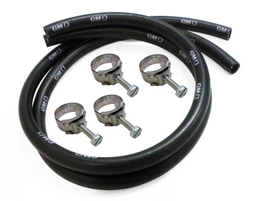 Heater Hose Set with Clamps, Ribbed with GM Markings