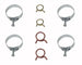 1964 - 1968 Chevelle Heater Hose and Radiator Hose Clamps Set, 8 Pieces | Chevelle Central