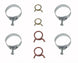 1964 - 1968 Chevelle Heater Hose and Radiator Hose Clamps Set, 8 Pieces | Chevelle Central