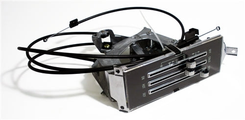 1969 - 1974 Nova Heater Control Assembly without Air Conditioning, Cables Included, 356199C, Angle 2