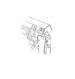1970 - 1972 Air Conditioning Condenser Mounting Stud and Bushing Kit, 4 Piece Kit 331959, Angle 4