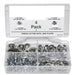 Chevelle and Nova PAL Speed Nut Emblem Fasteners Thread Cutting 125 Piece Assortment Set