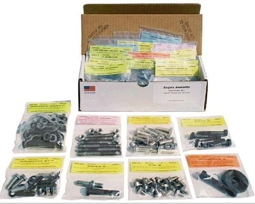 1970 - 1972 Master Engine Bolt Set for Big Blocks with Aluminum Intake, 164 Piece Kit