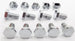 1965 - 1972 Valve Cover Bolts Set, Big Block, Polished Chrome, 14 Pieces for Steel and Chrome Valve Covers, Angle 2