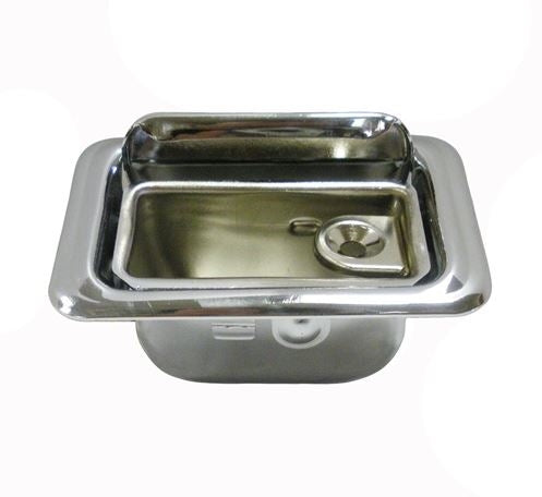 1970 - 1972 Rear Arm Rest Ash Tray Assembly, Each, Angle 2