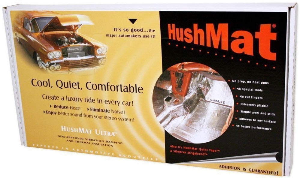 HushMat Heat and Sound Deadening Floor and Dash Kit, Silver Ultra 20 Piece Damping Pads