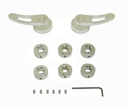 1966 - 1972 Door Handles, Interior, Chrome Aluminum, Custom, 3 Inches, Pair