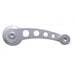 Custom Brushed Billet Aluminum Window Crank Handles, Pair, Angle 2