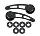 Custom Interior Door Handles, Black Billet Aluminum, Pair