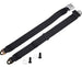 Starburst Push Button Lap Belts, Stainless Buckle Seat Belt with a Starburst Button, Choice Webbing Color, Each