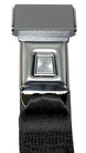 Starburst Push Button Lap Belts, Stainless Buckle Seat Belt with a Starburst Button, Choice Webbing Color, Each, Angle 2