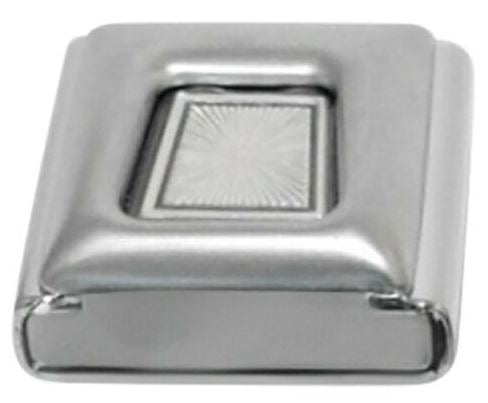 Starburst Push Button Lap Belts, Stainless Buckle Seat Belt with a Starburst Button, Choice Webbing Color, Each, Angle 3