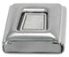 Starburst Push Button Lap Belts, Stainless Buckle Seat Belt with a Starburst Button, Choice Webbing Color, Each, Angle 3
