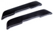1968 - 1969 Premium Quality Vinyl Wrapped Black Chevelle Door Panel Arm Rest Pads, Sold in a Matching Pair Only, Angle 3
