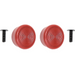 the new Chevelle and Nova Replacement RED Window Crank Knobs, Pair