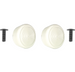 the new Chevelle and Nova Replacement OFF WHITE Window Crank Knobs, Pair