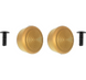 the new Chevelle and Nova Replacement SADDLE TAN Window Crank Knobs, Pair