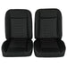 1966 - 1972 Chevelle Low Back Bucket Sport Mod I Seat Set, Vinyl, Wide, Angle 3