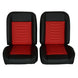 1966 - 1972 Chevelle Low Back Bucket Sport Mod I Seat Set, Vinyl, Wide, Angle 4