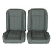 1966 - 1972 Chevelle Low Back Bucket Sport Mod II Seat Set, Vinyl, Narrow, Angle 11