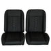 1966 - 1972 Chevelle Low Back Bucket Sport Mod II Seat Set, Vinyl, Narrow