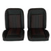 1966 - 1972 Chevelle Low Back Bucket Sport Mod II Seat Set, Vinyl, Narrow, Angle 2