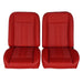1966 - 1972 Chevelle Low Back Bucket Sport Mod II Seat Set, Vinyl, Narrow, Angle 6