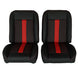 1966 - 1972 Chevelle Low Back Bucket Sport Mod II Seat Set, Vinyl, Narrow, Angle 7