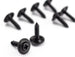 CUSTOM BLACK Lower Door Panel Screws Set, 8 Pieces, Angle 2