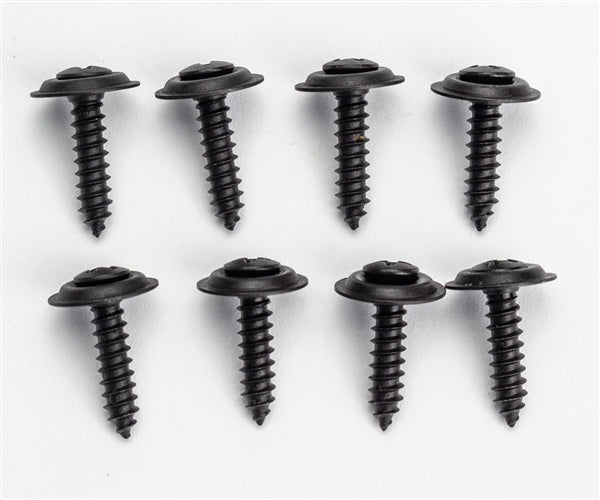 1968 - 1972 Chevy II Nova Lower Door Panel Screws Set, Custom BLACK, 8 Pieces