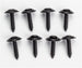 1968 - 1972 Chevy II Nova Lower Door Panel Screws Set, Custom BLACK, 8 Pieces
