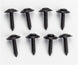 1968 - 1972 Chevy II Nova Lower Door Panel Screws Set, Custom BLACK, 8 Pieces